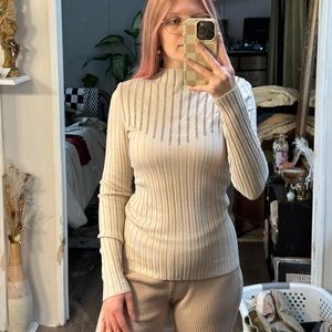 Mock neck top